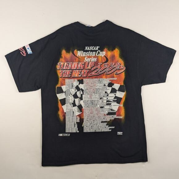 Nascar Winston Cup Series Turning Up The Heat Tour 2003 Vintage Y2K Shirt Large - Picture 2 of 7